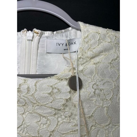 IVY & OAK Snow White Lace & Chiffon Gown Womens Dress L‎ NWT - Picture 3 of 4